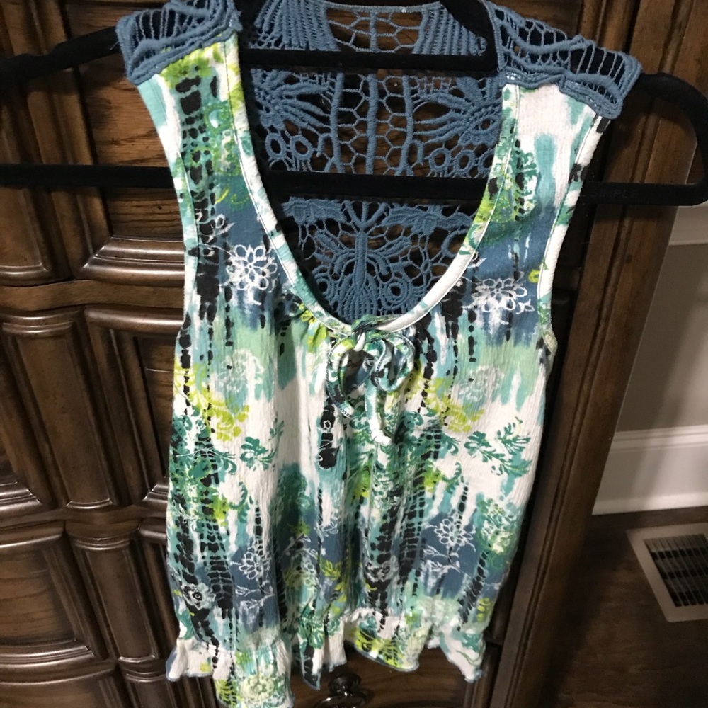 Multicolor comfy open back top by pout